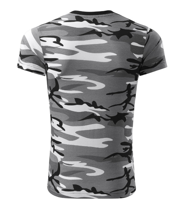Camouflage tričko unisex camouflage green XS