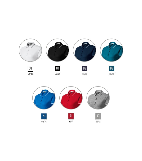 Perfection plain polokošeľa dámska petrol blue S