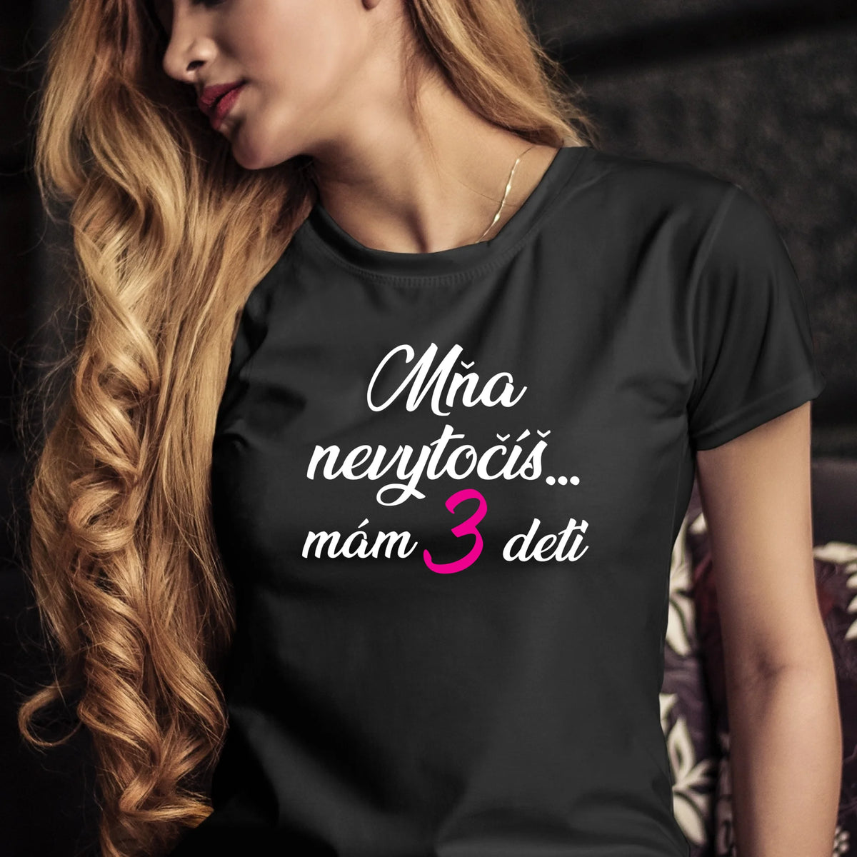 Personalizované tričko s potlačou "Mňa nevytočíš, mám 3 deti" 9297.