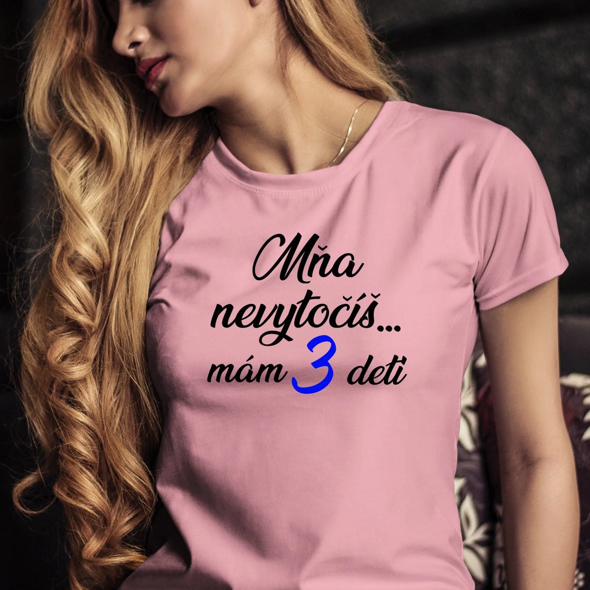 Personalizované tričko s potlačou "Mňa nevytočíš, mám 3 deti" 9297.