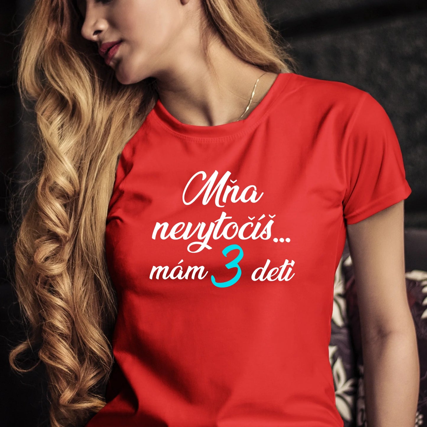 Personalizované tričko s potlačou "Mňa nevytočíš, mám 3 deti" 9297.
