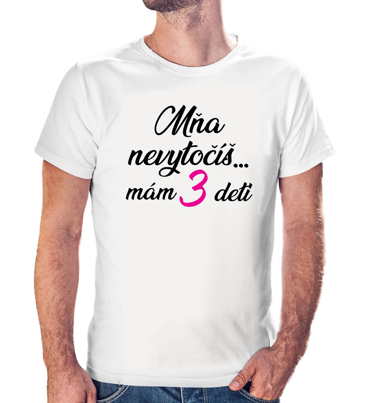 Personalizované tričko s potlačou "Mňa nevytočíš, mám 3 deti" 9297.