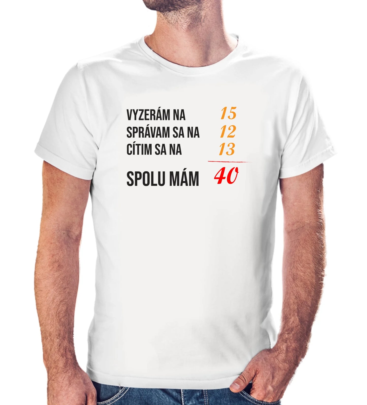 Personalizované tričko s potlačou " Vyzerám na...." 9369.