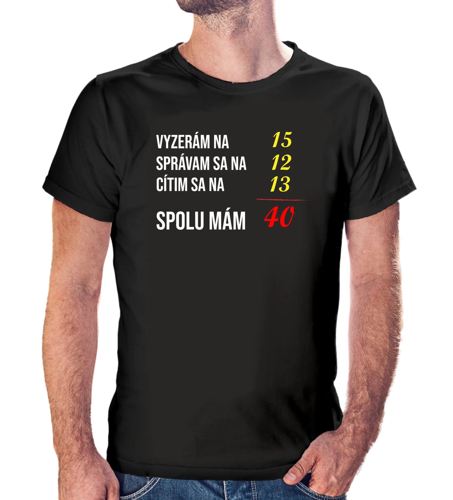 Personalizované tričko s potlačou " Vyzerám na...." 9369.