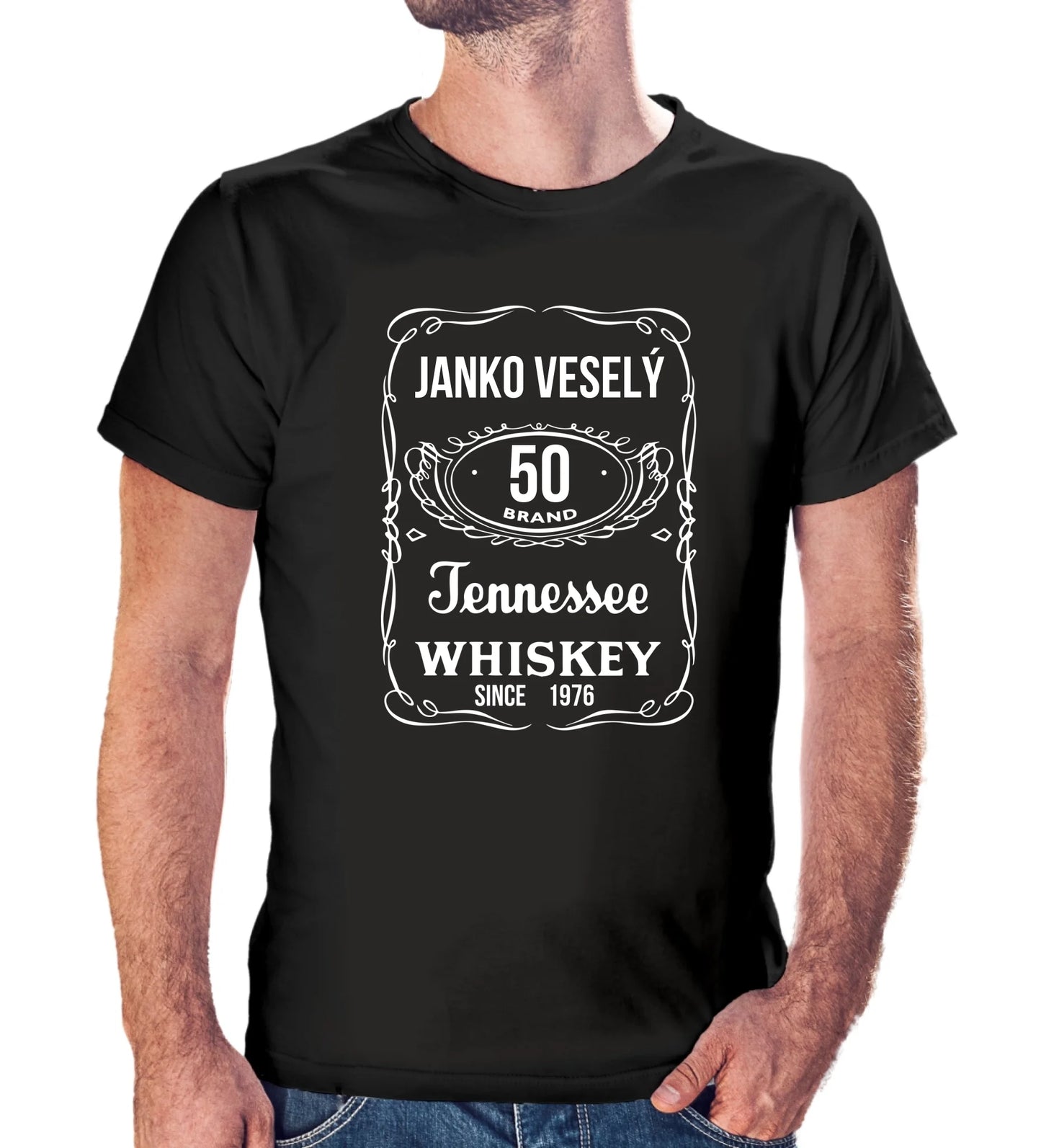 Personalizované tričko "Whiskey s menom a s vekom na želanie" 9493.