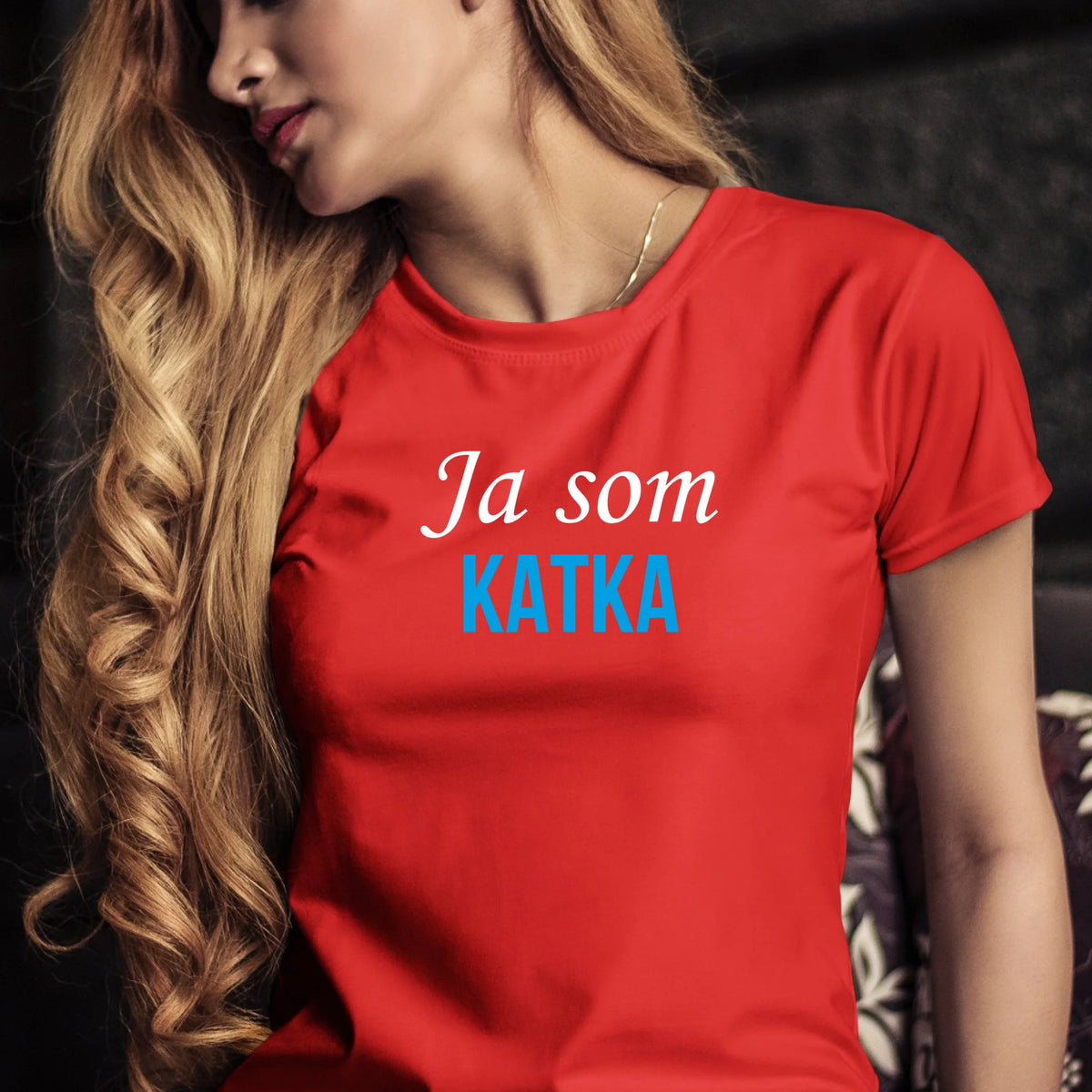 Personalizované tričko s potlačou "Ja som Katka" 9508-1.