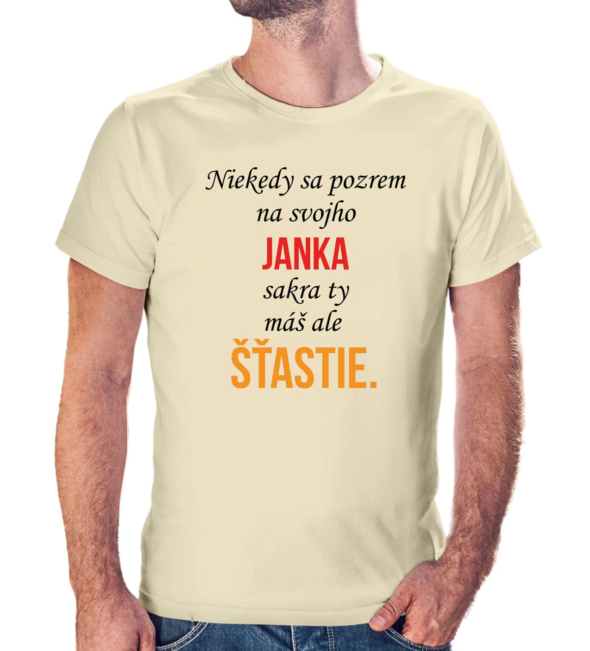 Personalizované tričko s potlačou: Niekedy sa pozriem na svoju/svojho...." 9510.