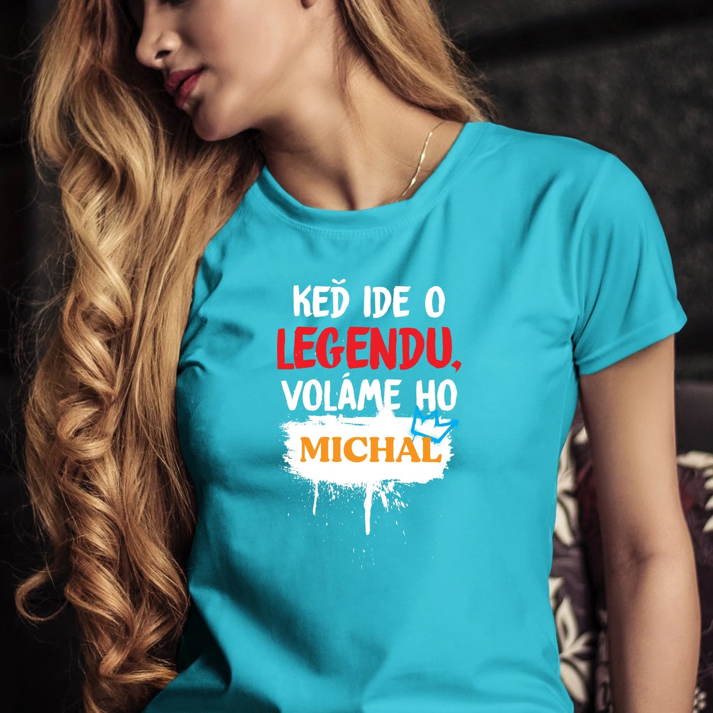 Personalizované tričko s potlačou "Keď ide o legendu voláme ho Michal" 9558.
