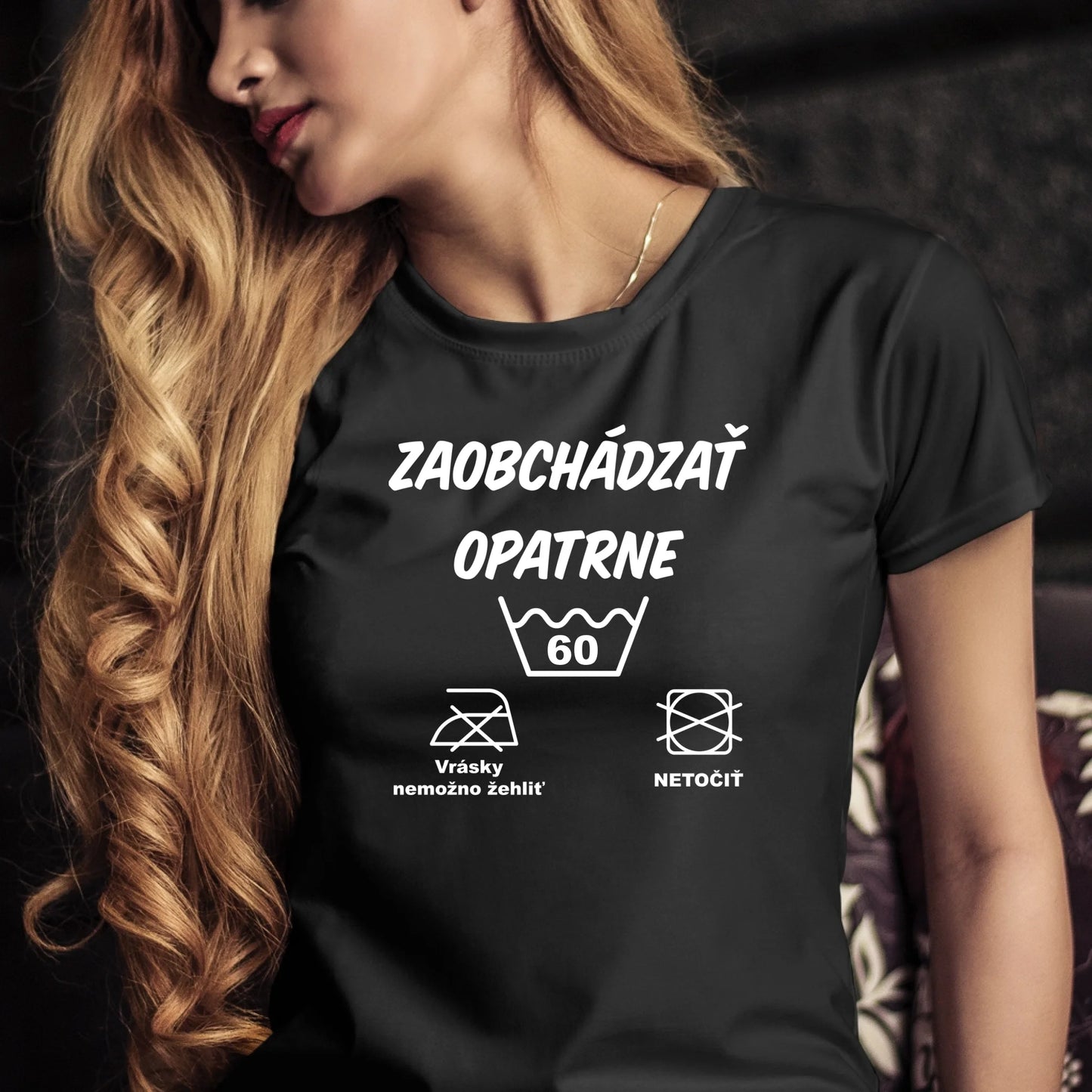 Personalizované tričko s potlačou "Zaobchádzať opatrne" 9693.