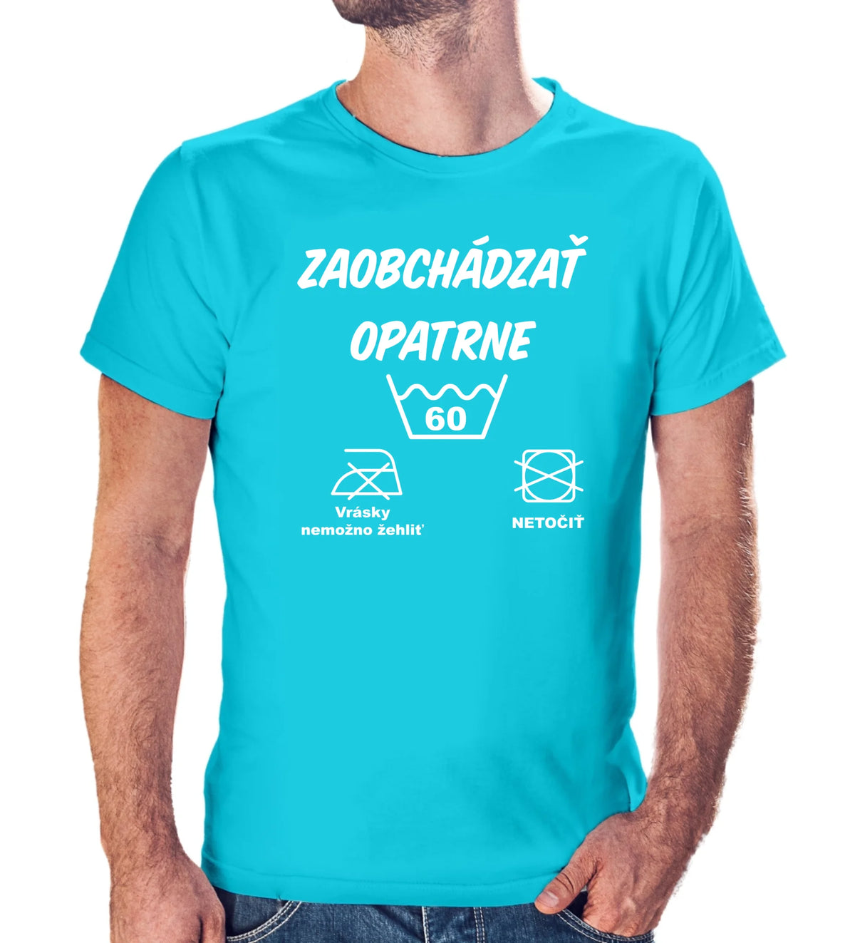 Personalizované tričko s potlačou "Zaobchádzať opatrne" 9693.