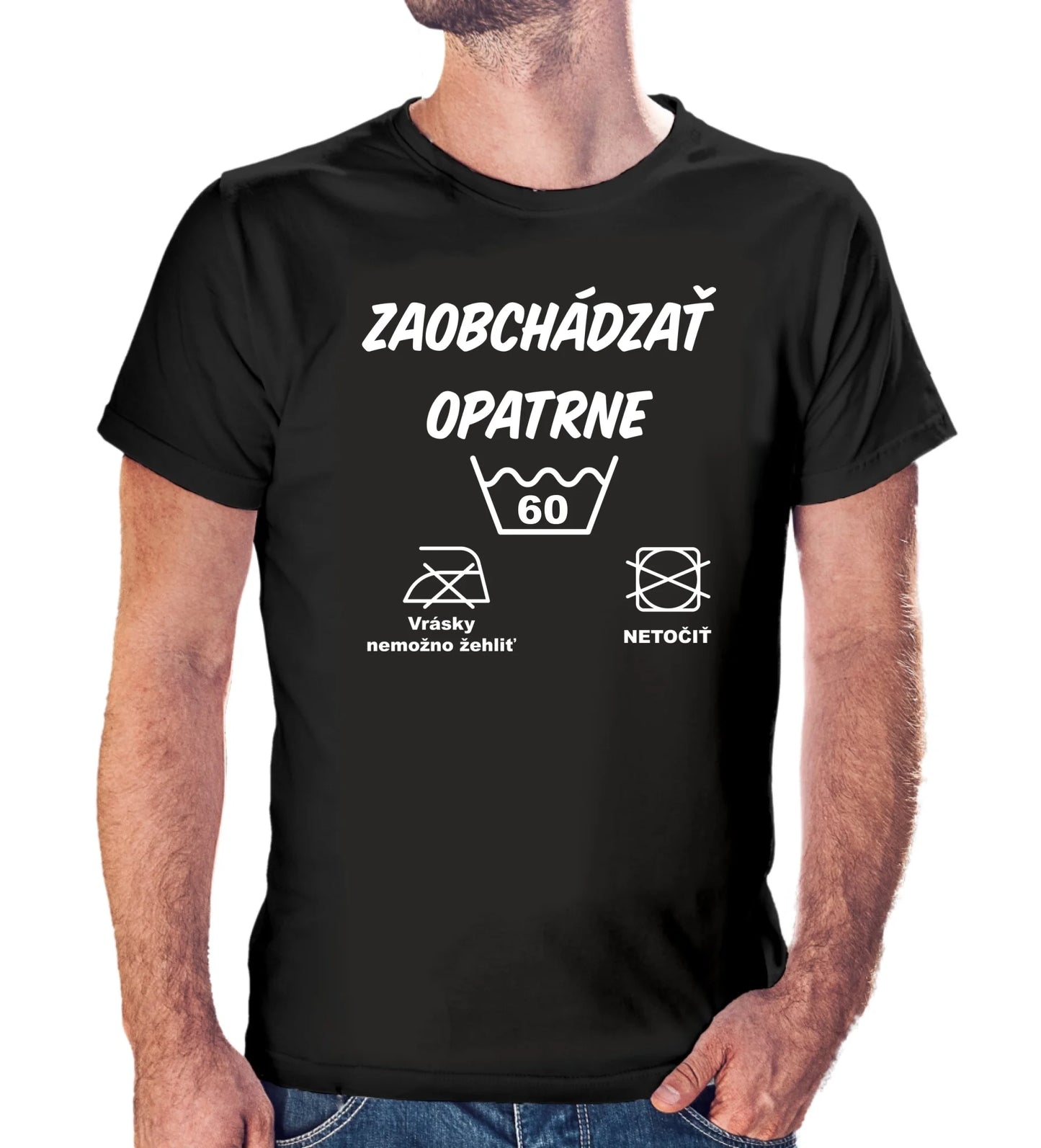 Personalizované tričko s potlačou "Zaobchádzať opatrne" 9693.