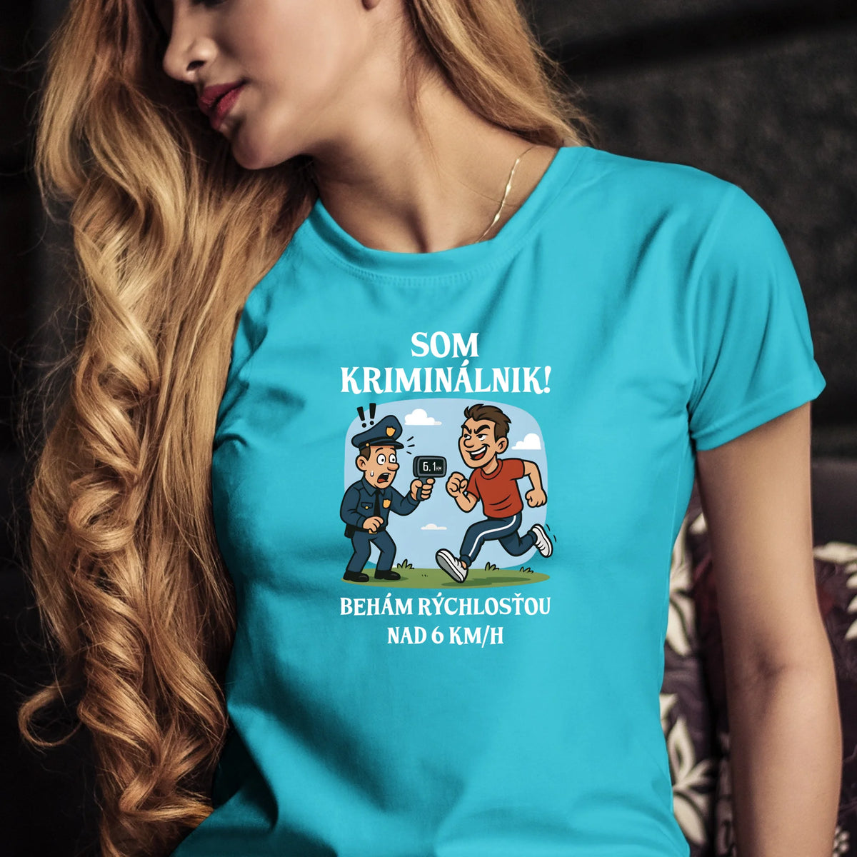 Tričko s potlačou "Som kriminálnik,..." 9697.