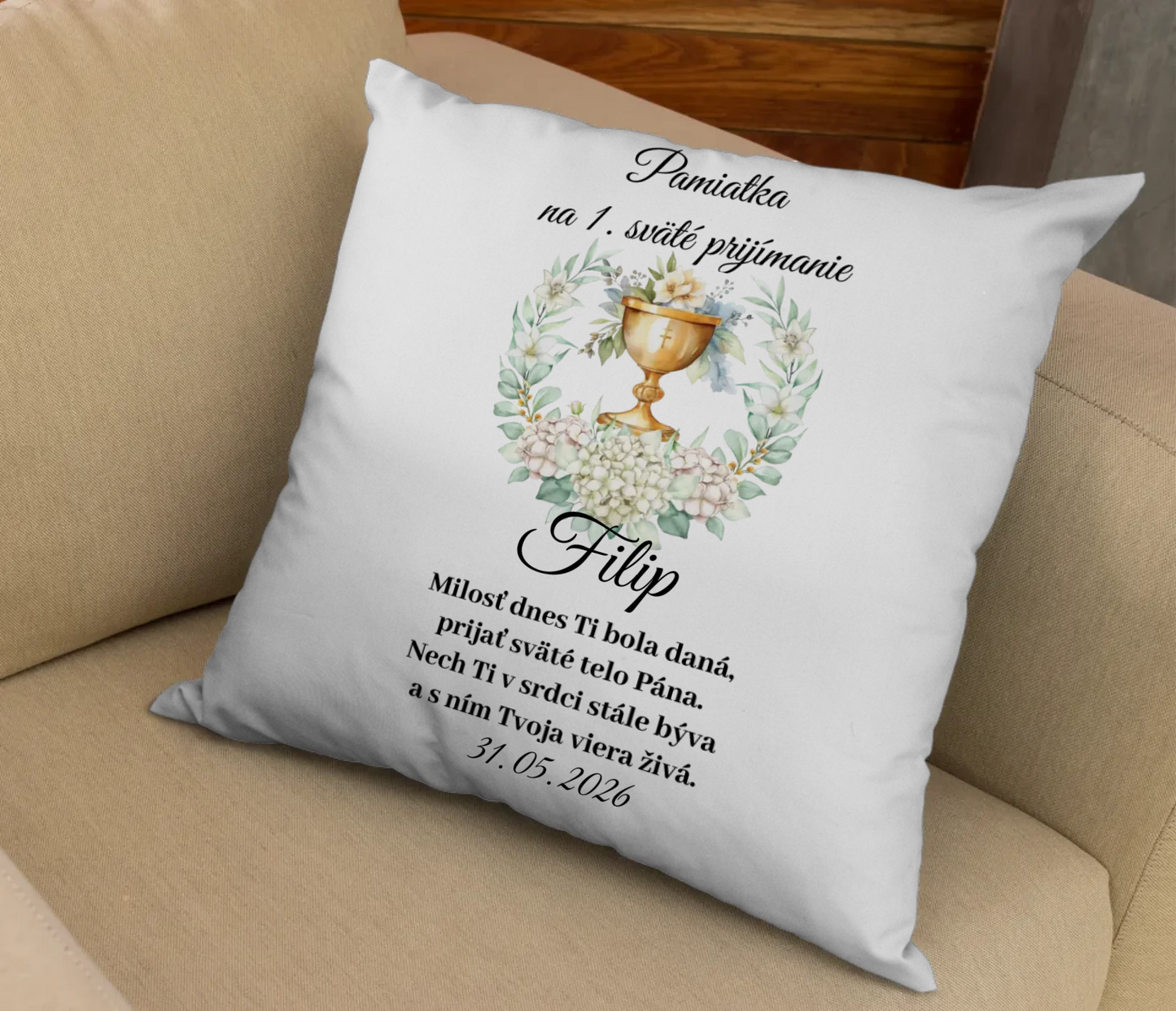 mockup-of-a-pillow-lying-on-a-beige-armchair-a14920