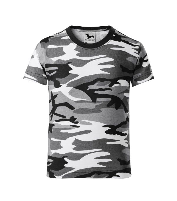 Camouflage tričko detské camouflage green 110 cm/4 roky