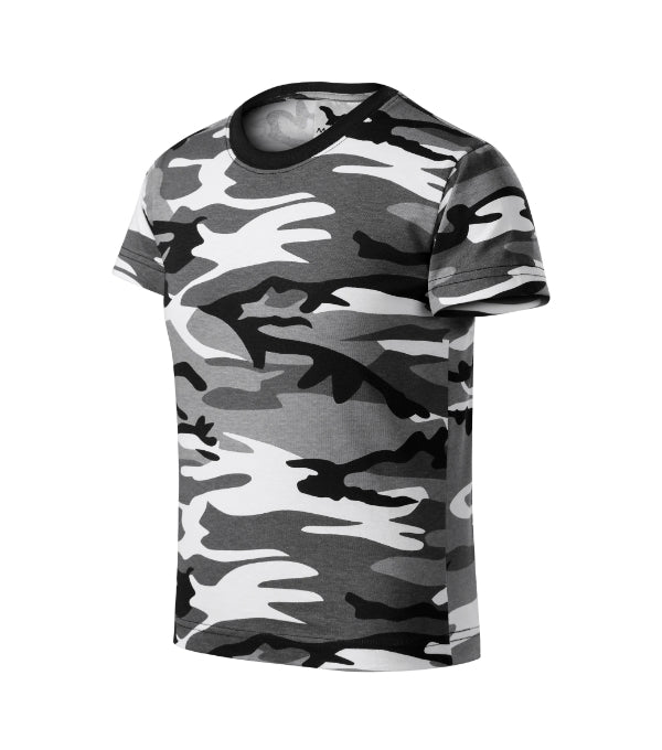 Camouflage tričko detské camouflage green 110 cm/4 roky