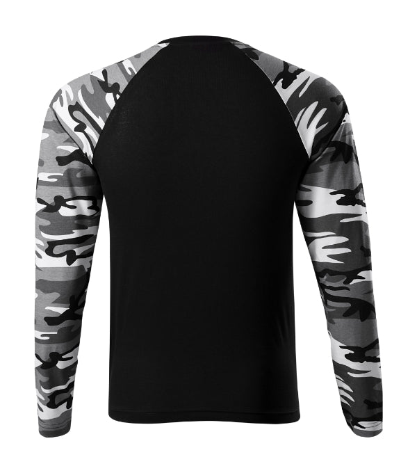 Camouflage LS tričko unisex camouflage green XS