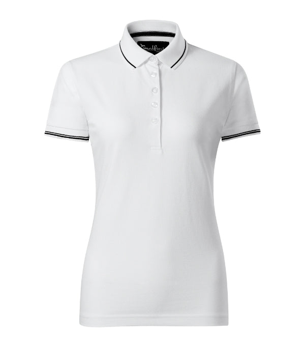 Perfection plain polokošeľa dámska petrol blue S
