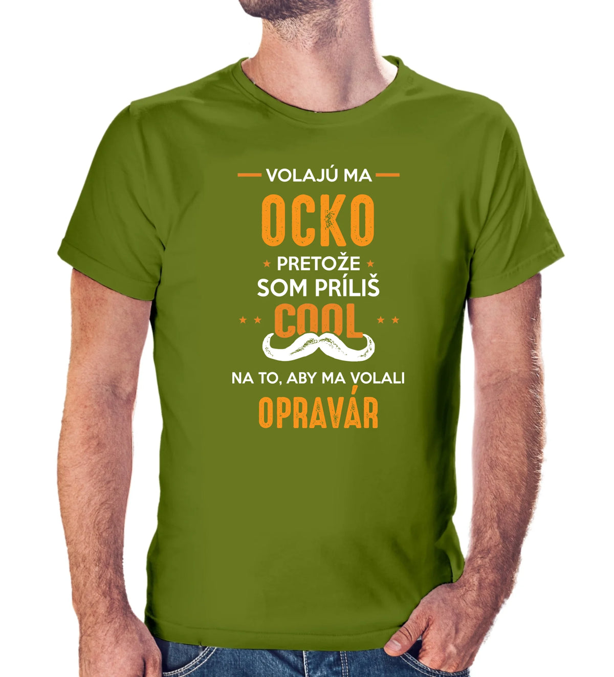 Personalizované tričko s potlačou "Volajú ma ocko" 9284.