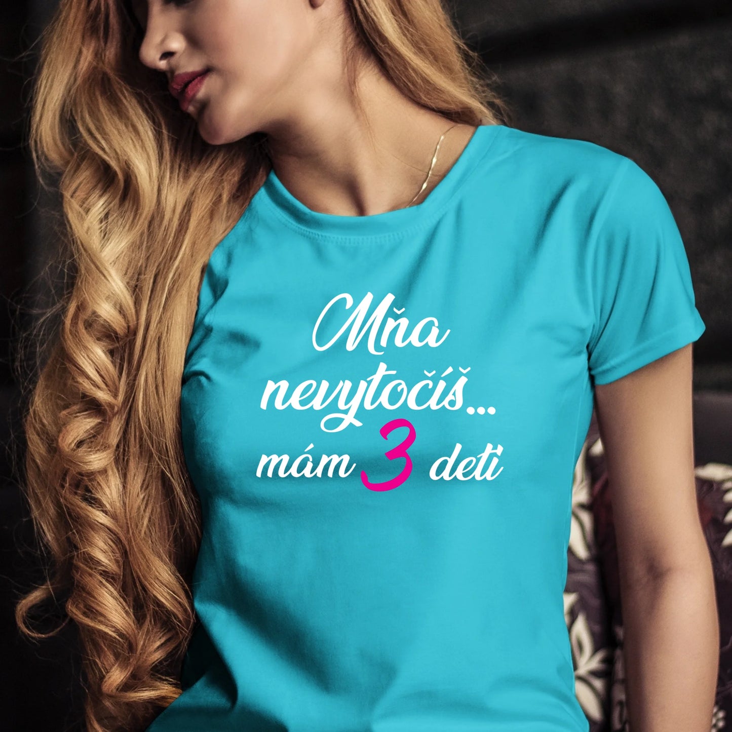 Personalizované tričko s potlačou "Mňa nevytočíš, mám 3 deti" 9297.