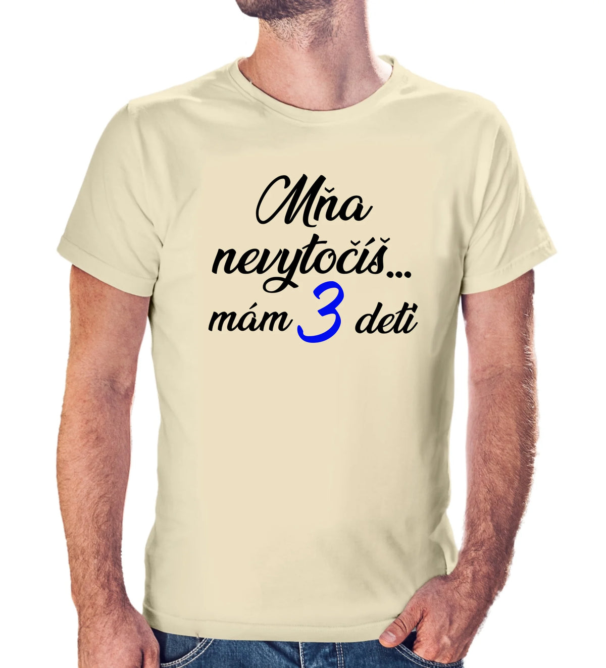 Personalizované tričko s potlačou "Mňa nevytočíš, mám 3 deti" 9297.