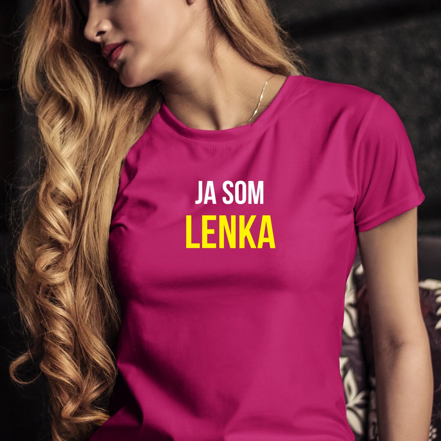 Personalizované tričko s potlačou "Ja som Lenka" 9303.