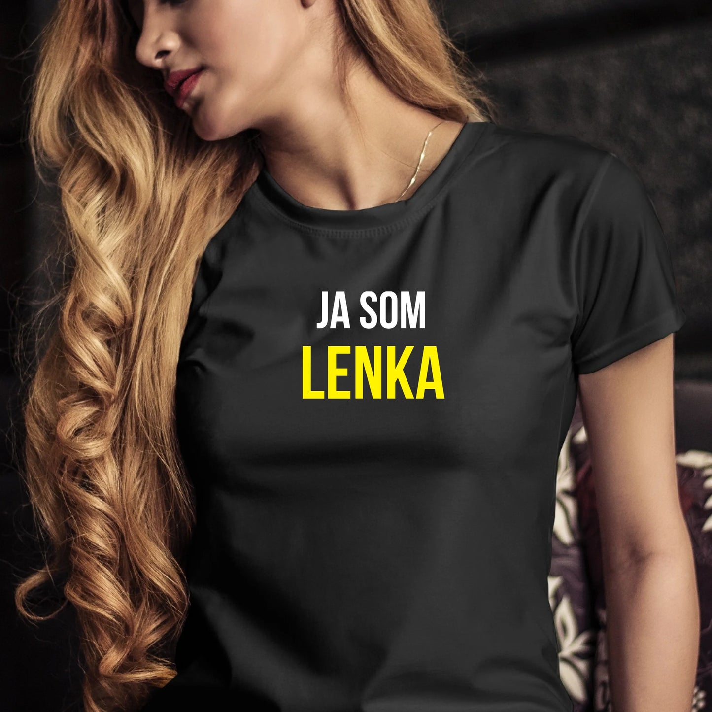 Personalizované tričko s potlačou "Ja som Lenka" 9303.