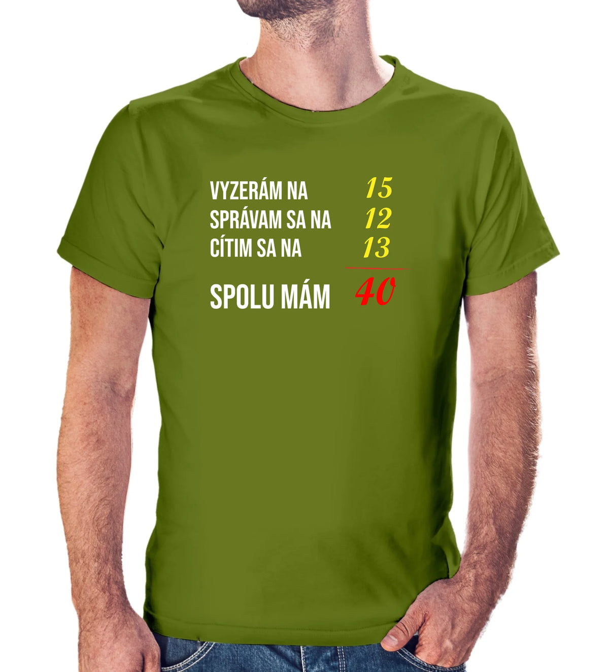 Personalizované tričko s potlačou " Vyzerám na...." 9369.