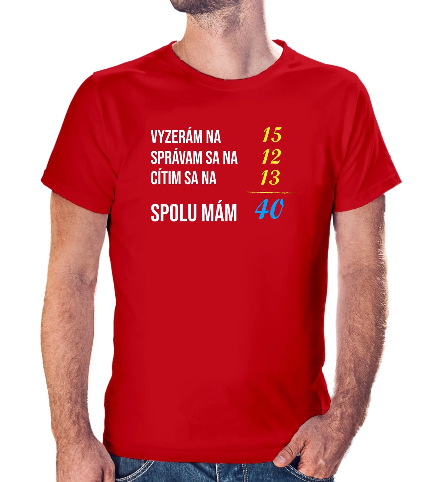 Personalizované tričko s potlačou " Vyzerám na...." 9369.