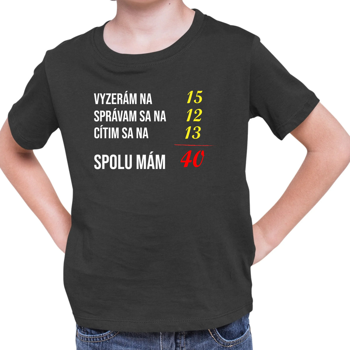 Personalizované tričko s potlačou " Vyzerám na...." 9369.