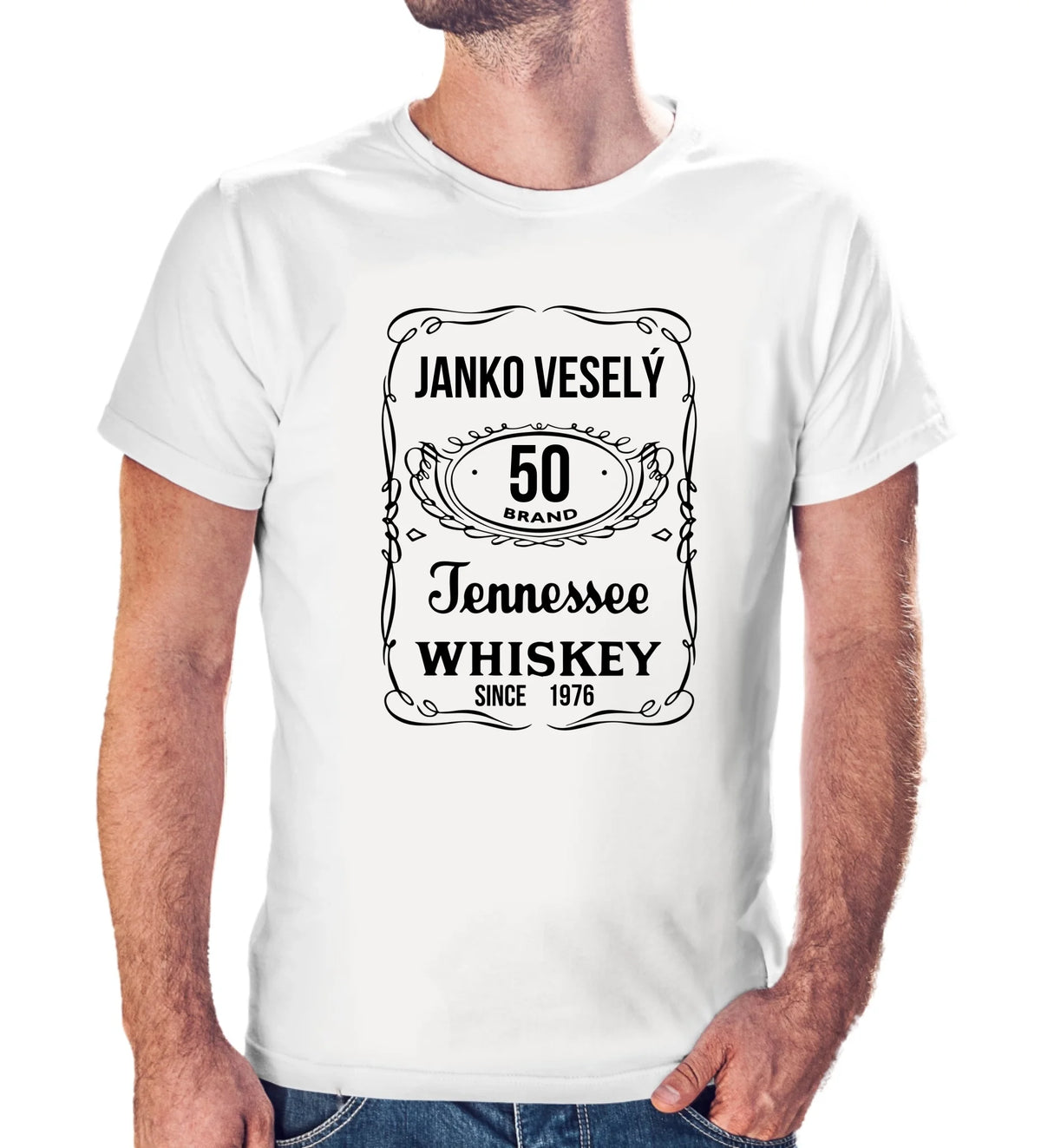Personalizované tričko "Whiskey s menom a s vekom na želanie" 9493.