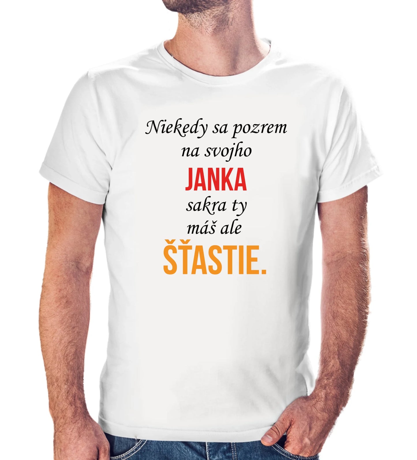 Personalizované tričko s potlačou: Niekedy sa pozriem na svoju/svojho...." 9510.