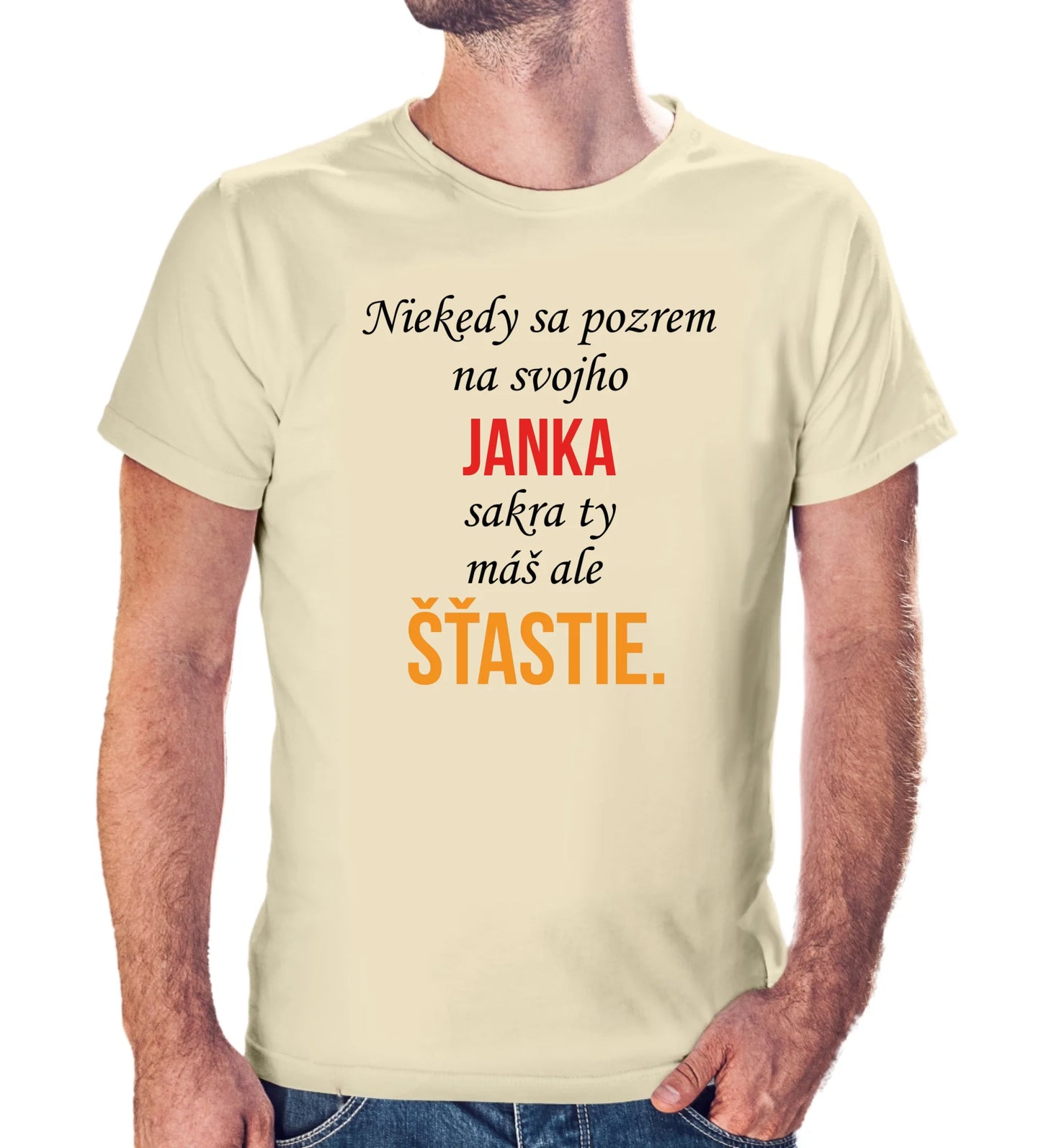 Personalizované tričko s potlačou: Niekedy sa pozriem na svoju/svojho...." 9510.