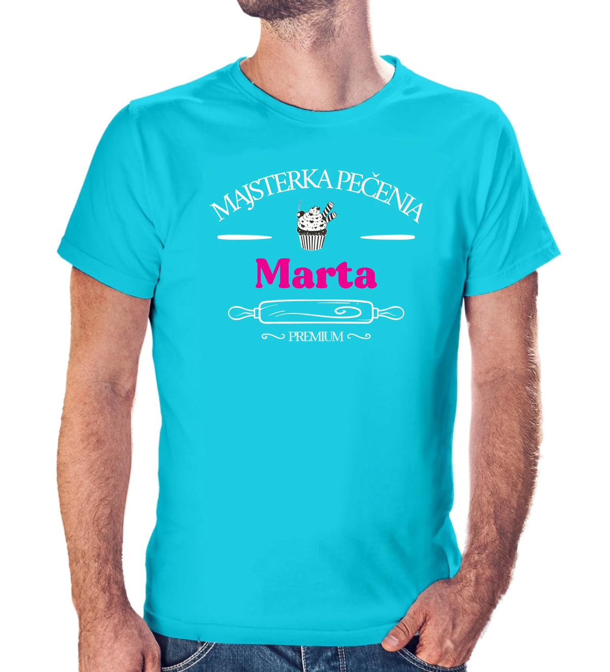 Personalizované tričko s potlačou "Majsterka pečenia Marta" 9675.