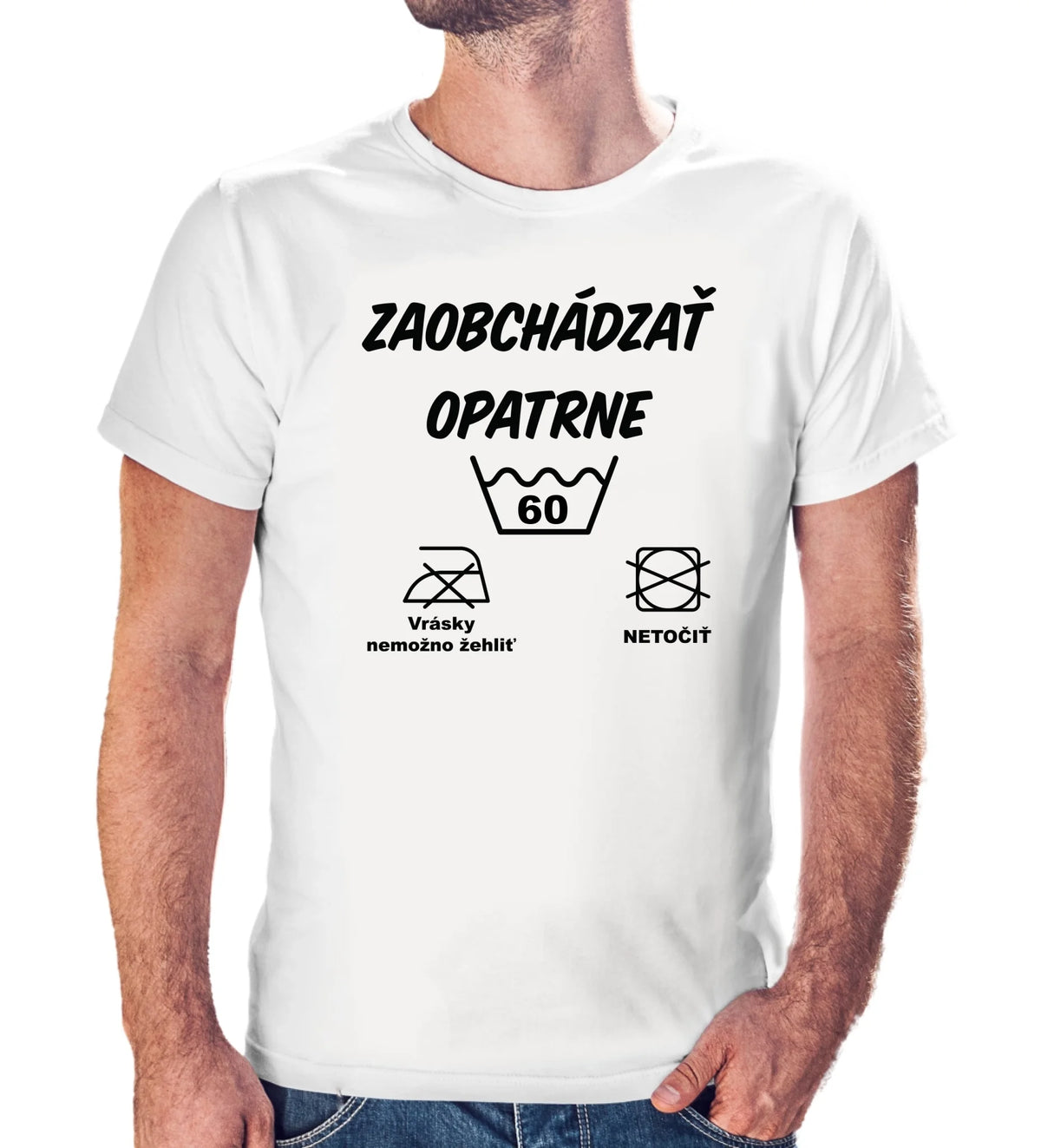 Personalizované tričko s potlačou "Zaobchádzať opatrne" 9693.