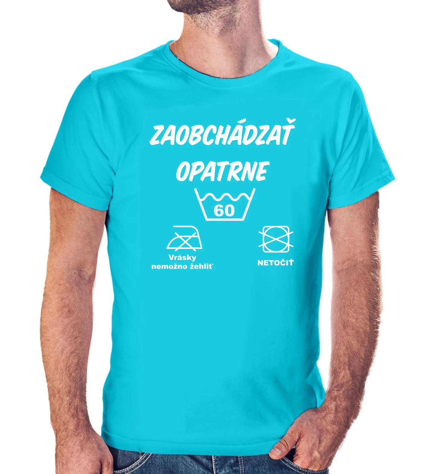 Personalizované tričko s potlačou "Zaobchádzať opatrne" 9693.