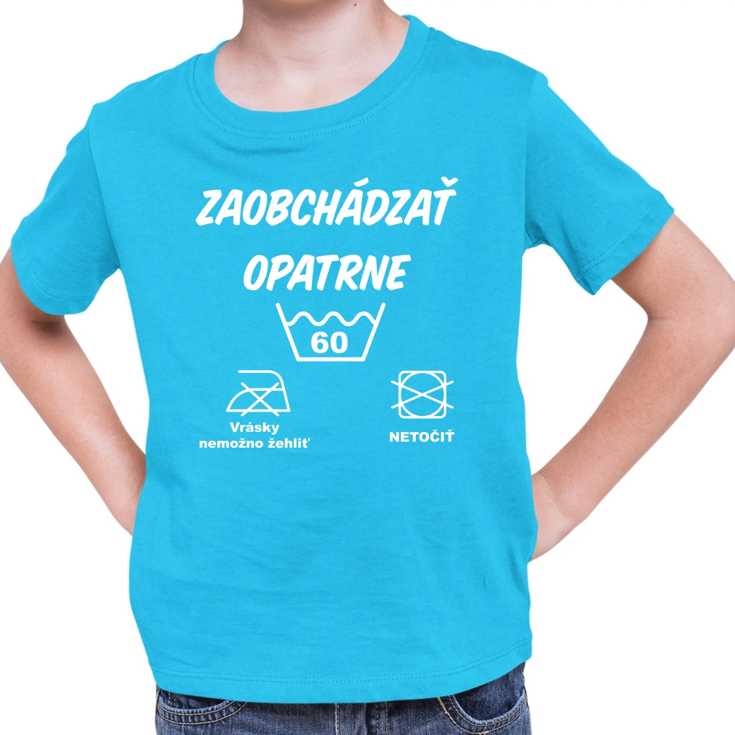 Personalizované tričko s potlačou "Zaobchádzať opatrne" 9693.