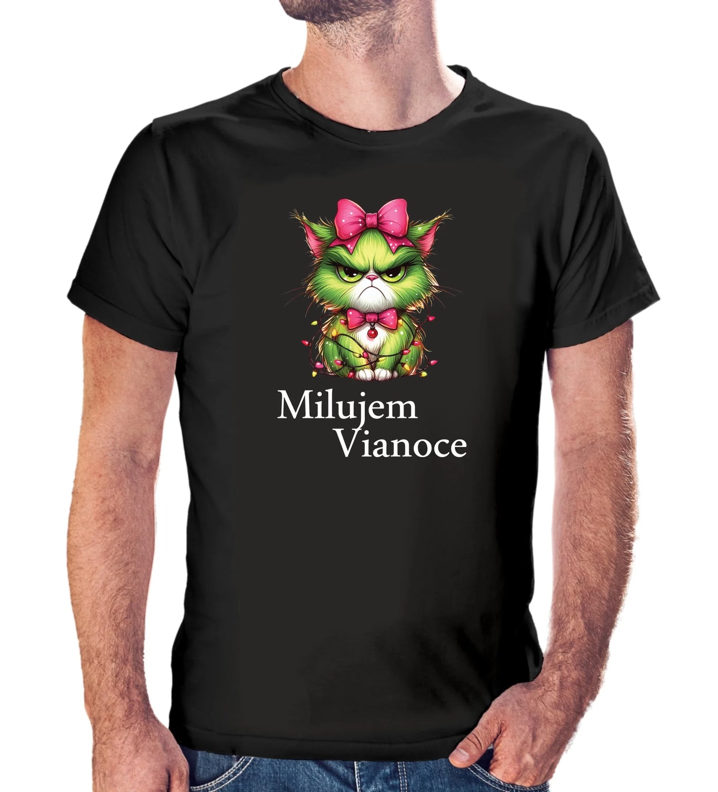 Tričko s potlačou "Milujem Vianoce" 9695.
