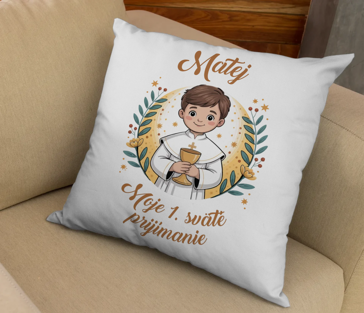 mockup-of-a-pillow-lying-on-a-beige-armchair-a14920