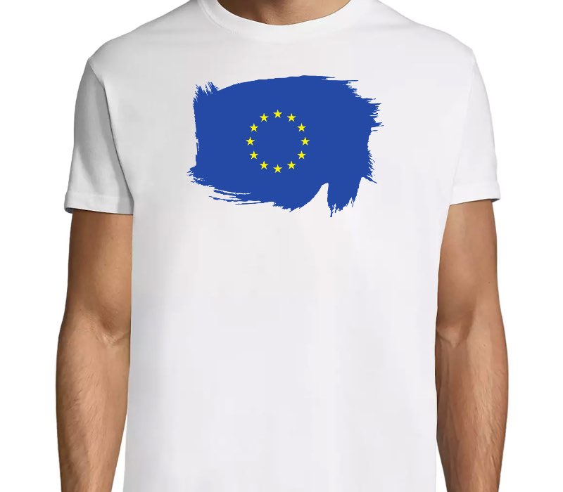Pánske tričko s vlastnou potlačou.